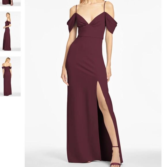 NWT Sachin & Babi 
BRITTANY GOWN - DEEP WINE - Picture 1 of 6